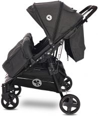 Коляска для двійні Lorelli DUO Black DOTS